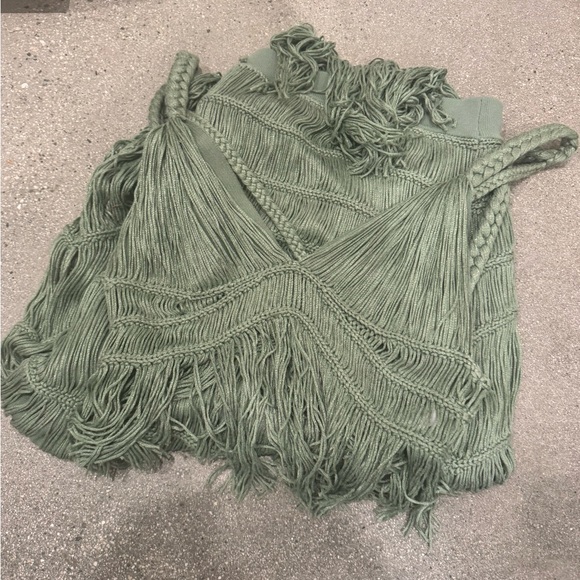 JONATHAN SIMKHAI Set XS Claudette Macramé Bralette & Cordelia Macrame Midi Skirt - Picture 7 of 8